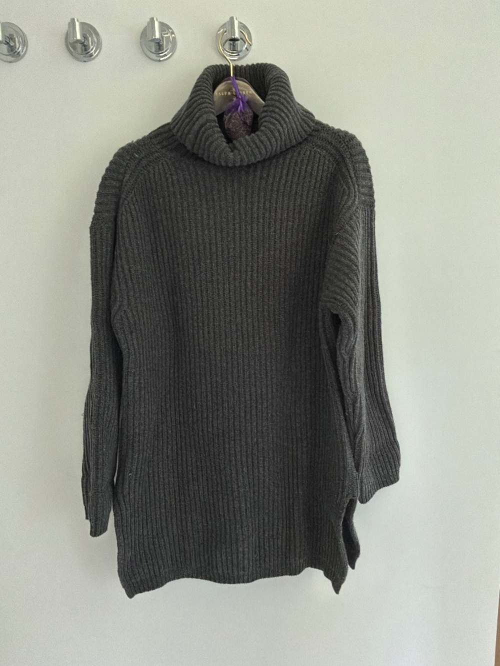 Thakoon 100% Geelong Lambswool Oversized Turtleneck Sweater S